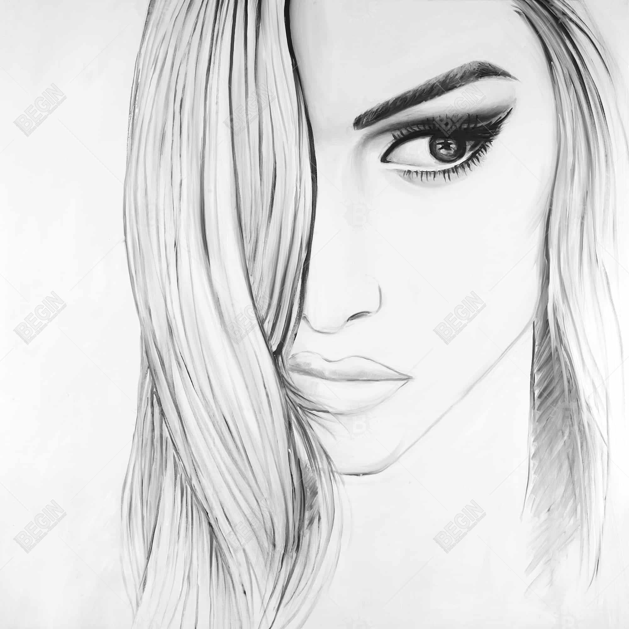 Portrait noir et blanc