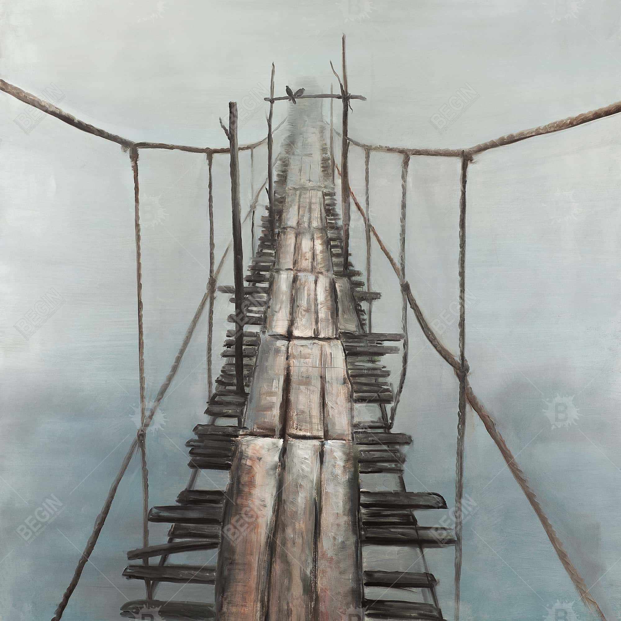 Vieux pont abandonné