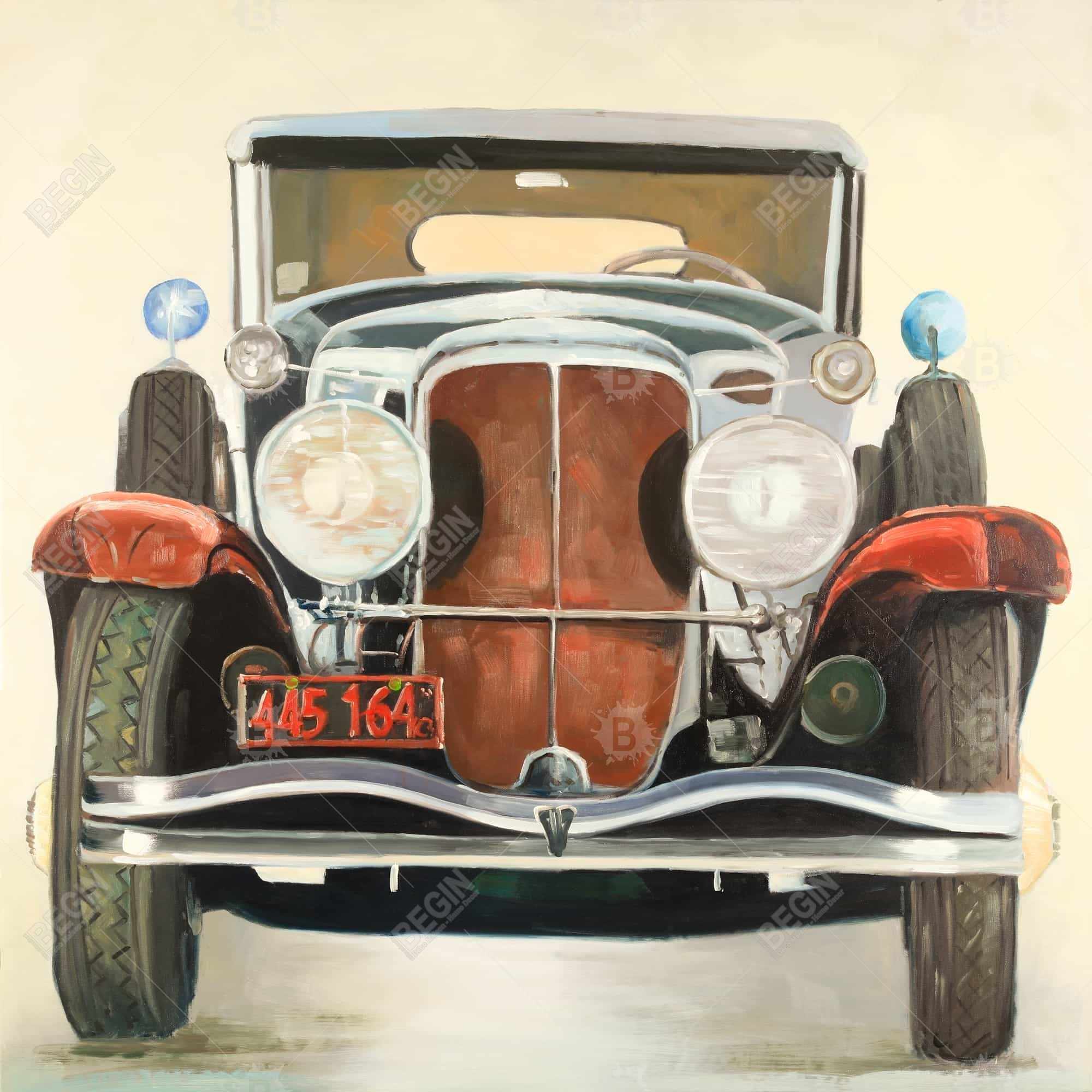 Voiture de luxe vintage