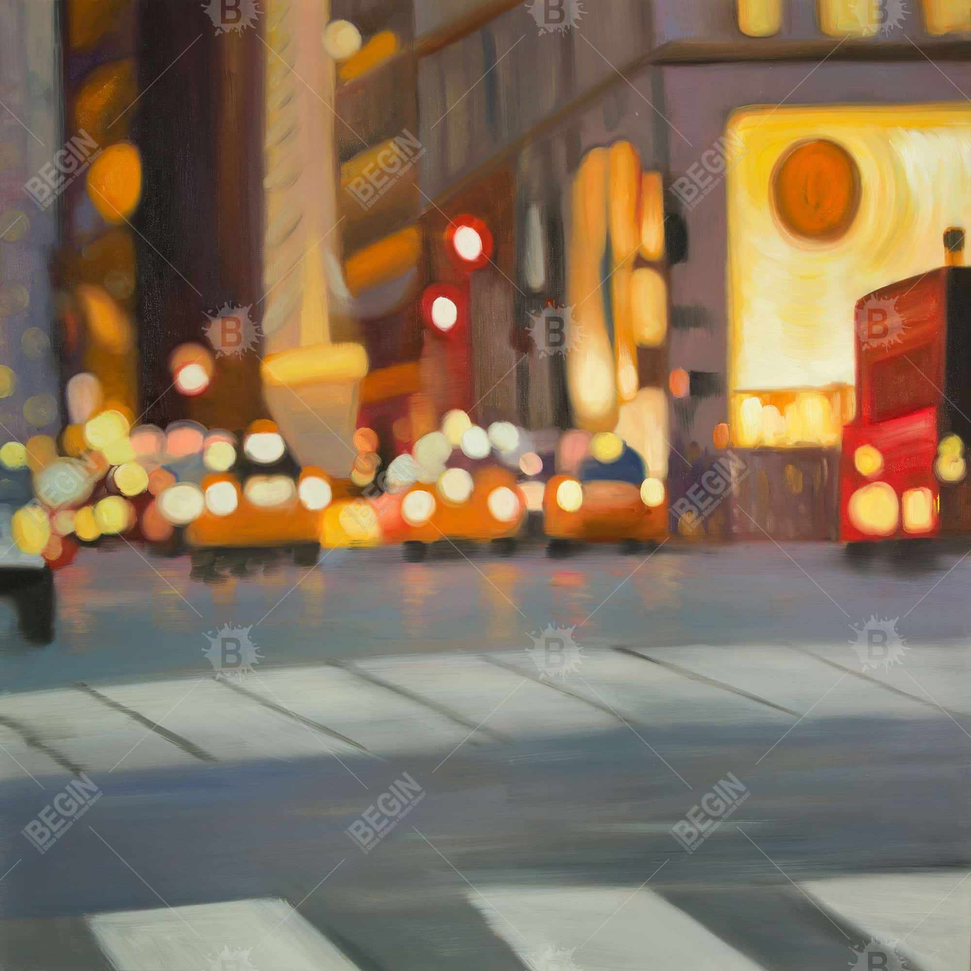 Blurred view of new york