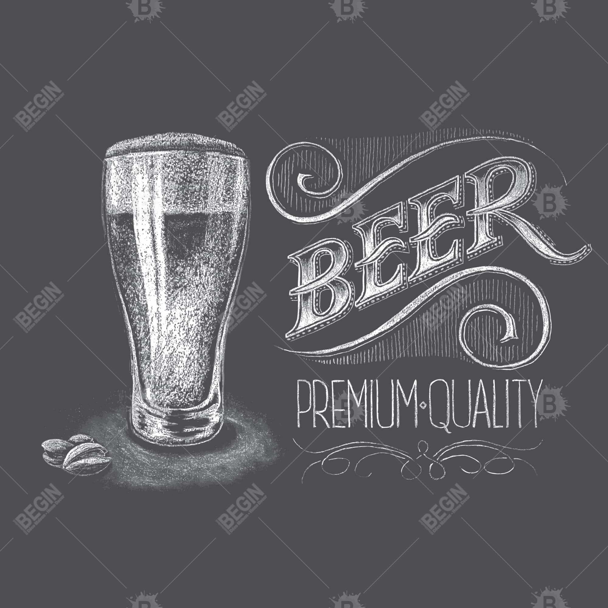 Enseigne de bière vintage