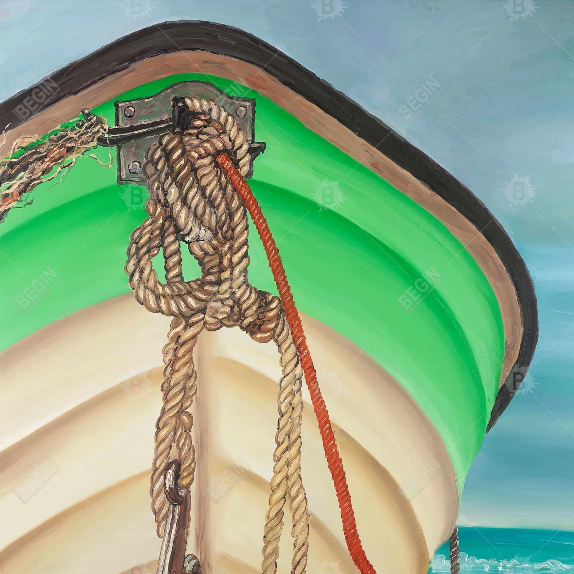 Sailing rowing boat