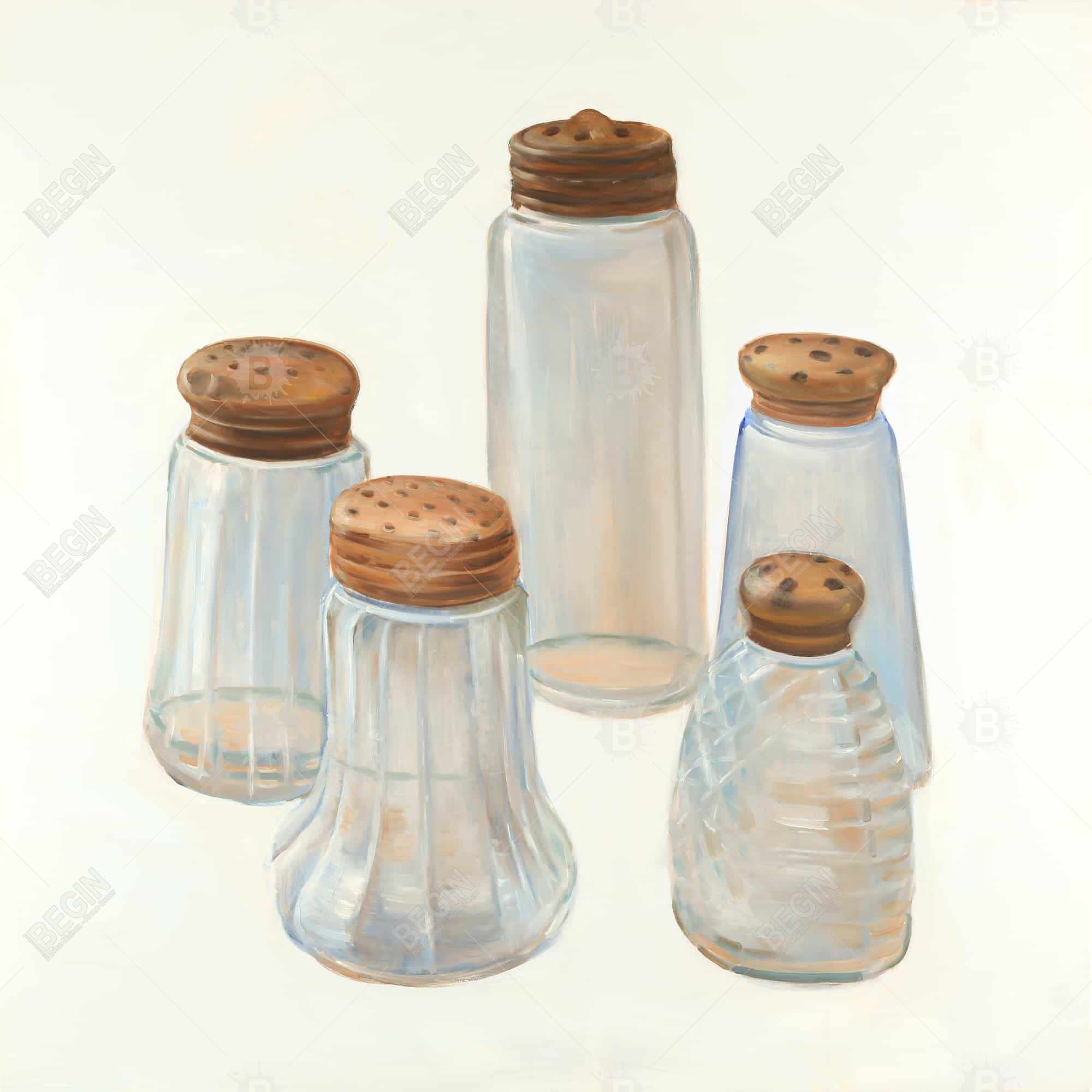 Salières et poivrières vintage