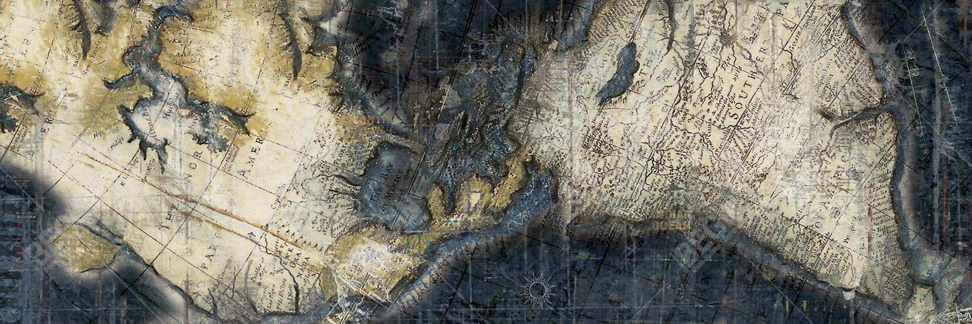 Vieille carte du monde