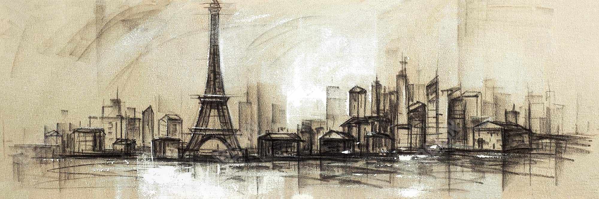 Esquisse de la tour eiffel