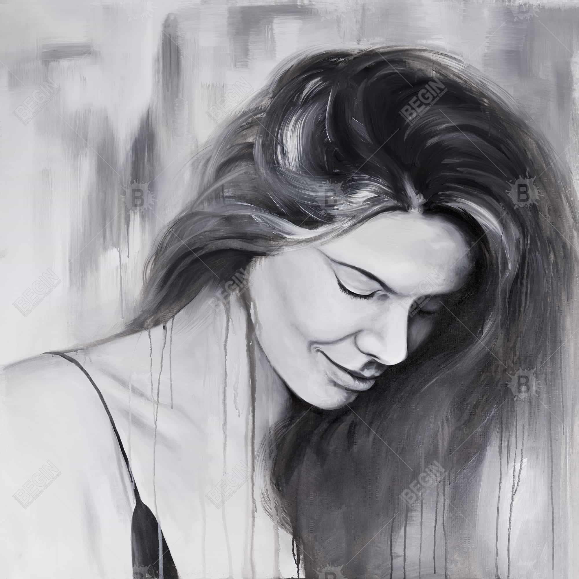 Portrait de femme souriante
