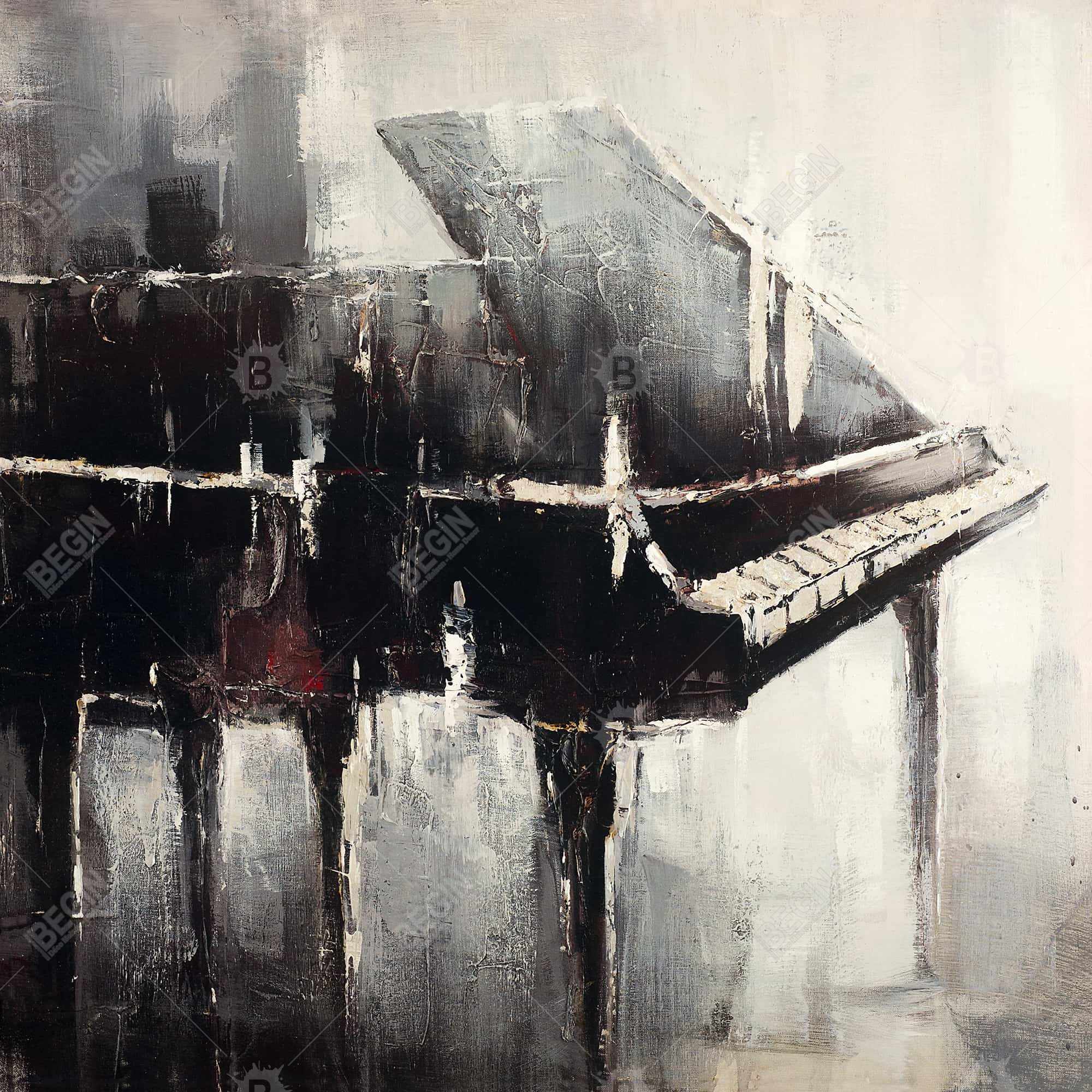Industrial style piano