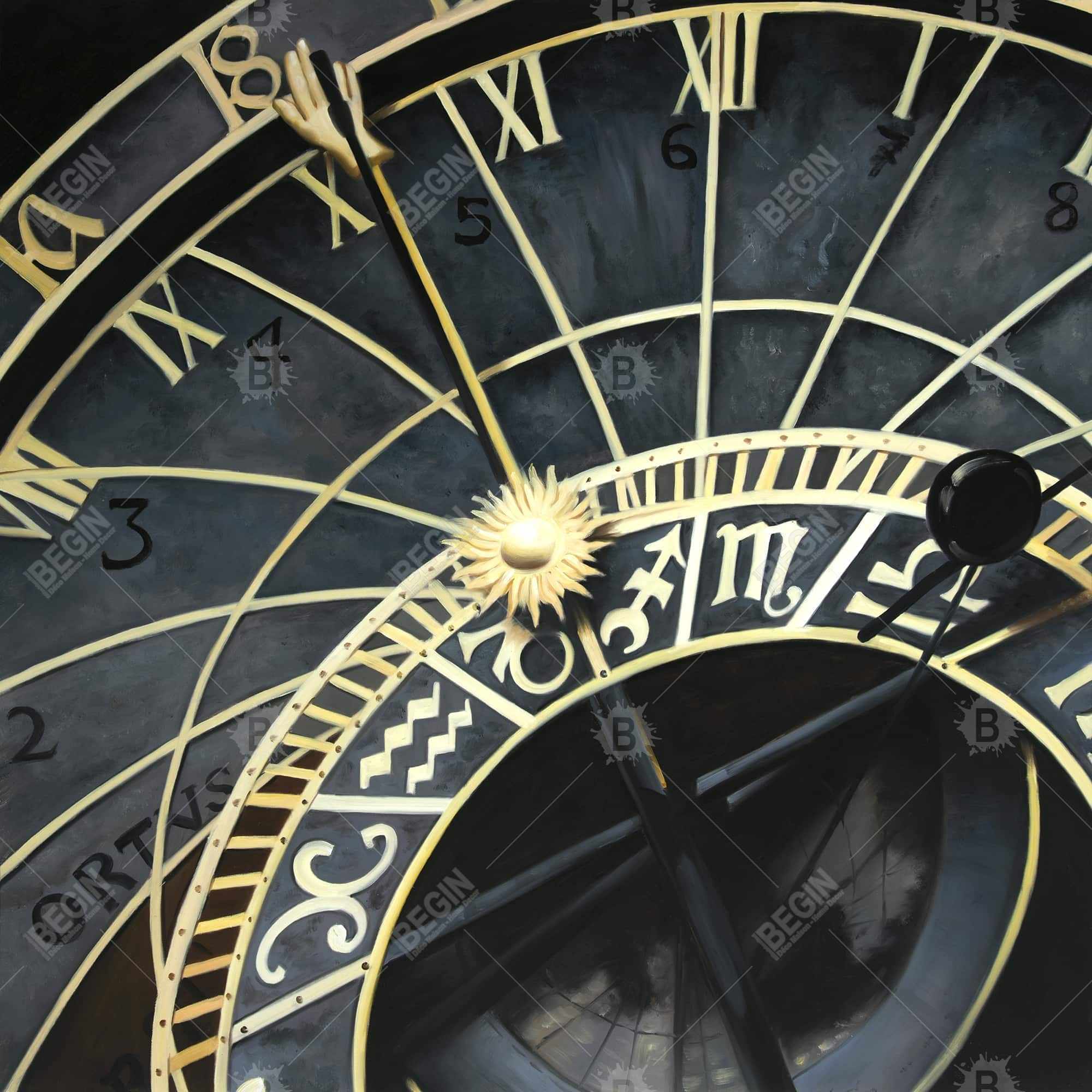 Astrologic clock