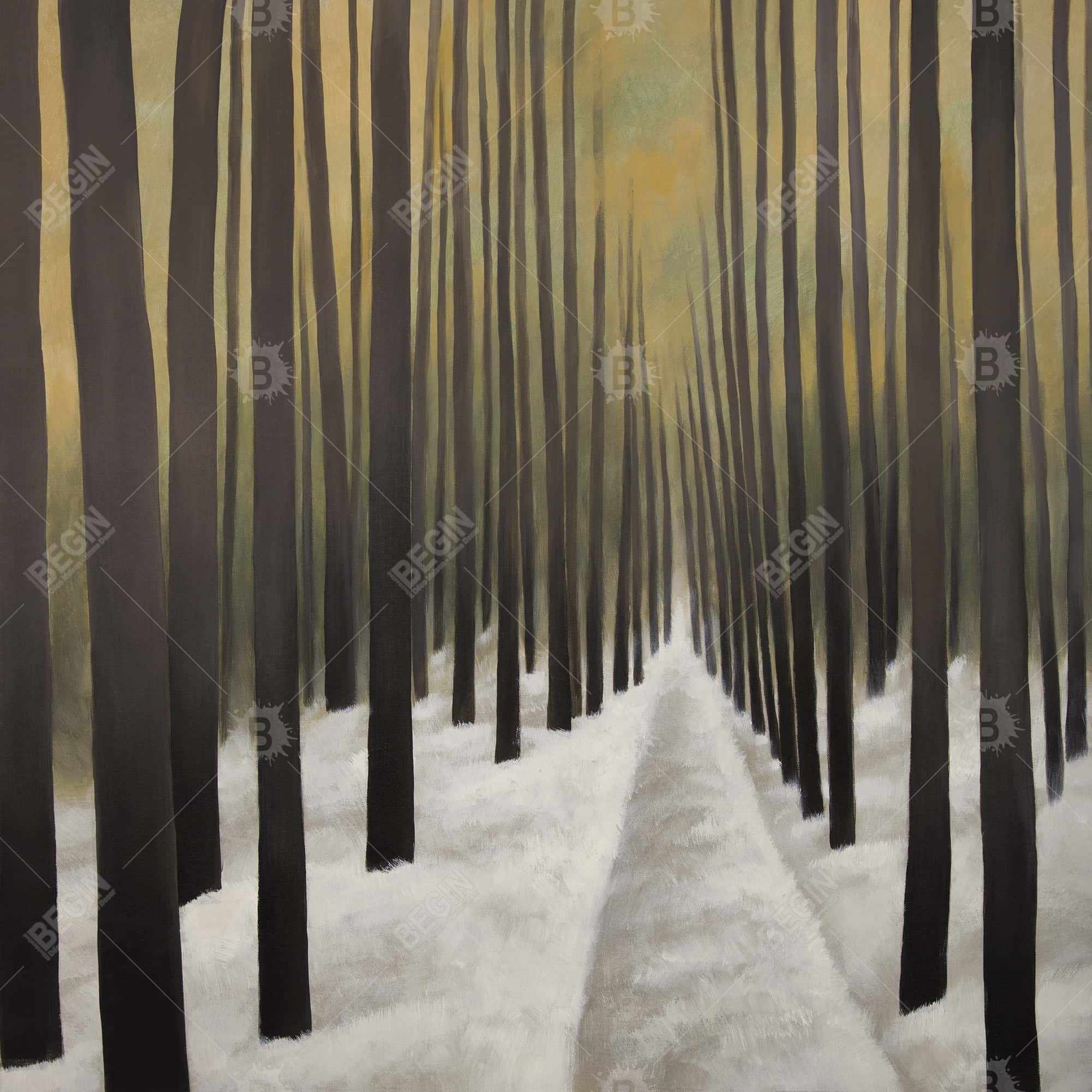 Hiking in the forest