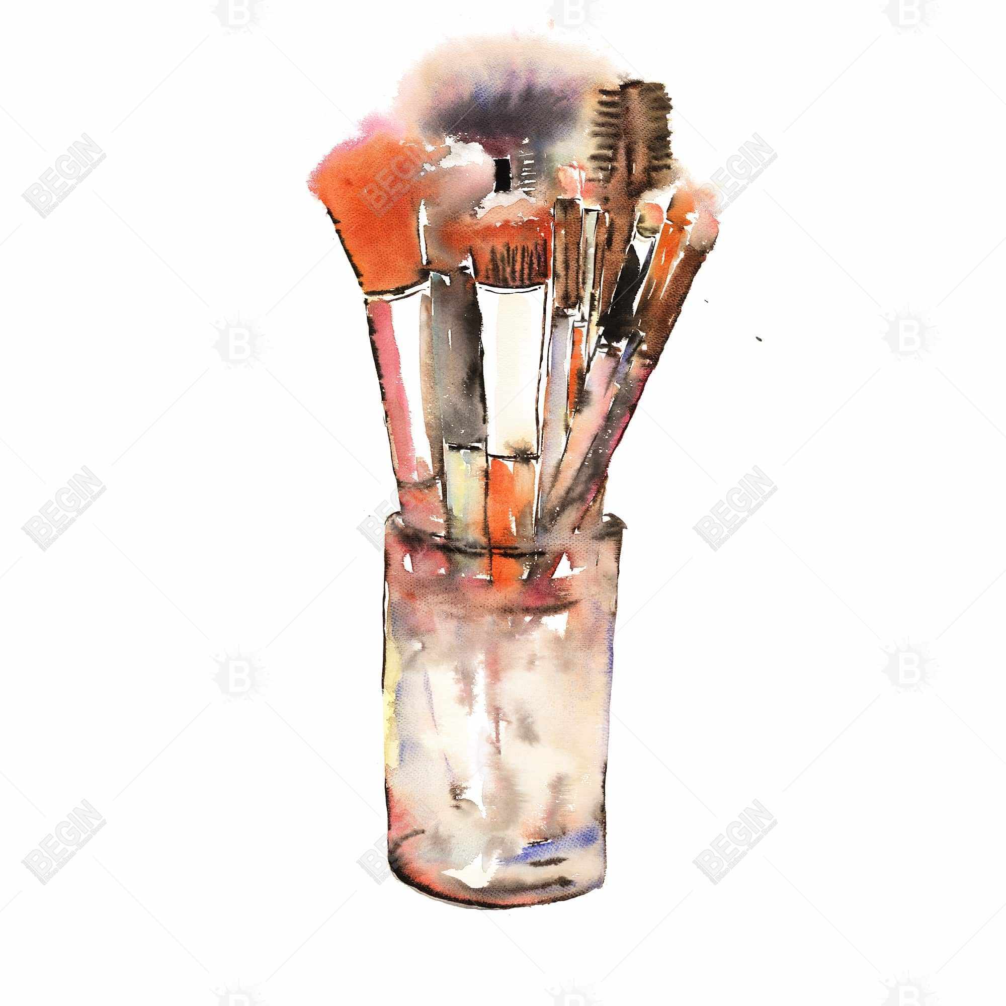 Ensemble de pinceaux à maquillage
