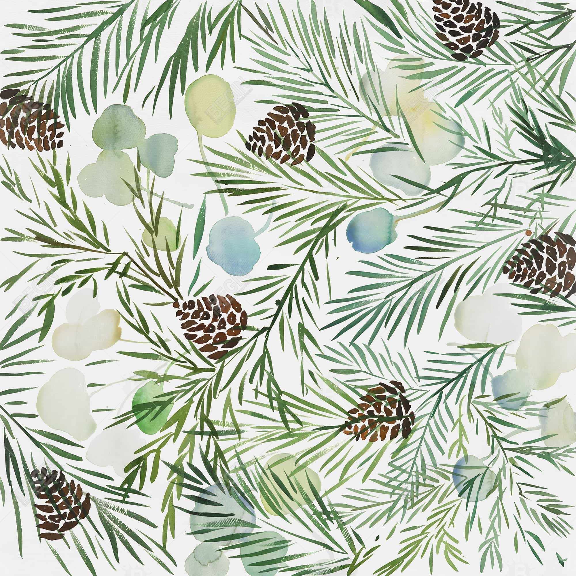 Pine cone pattern