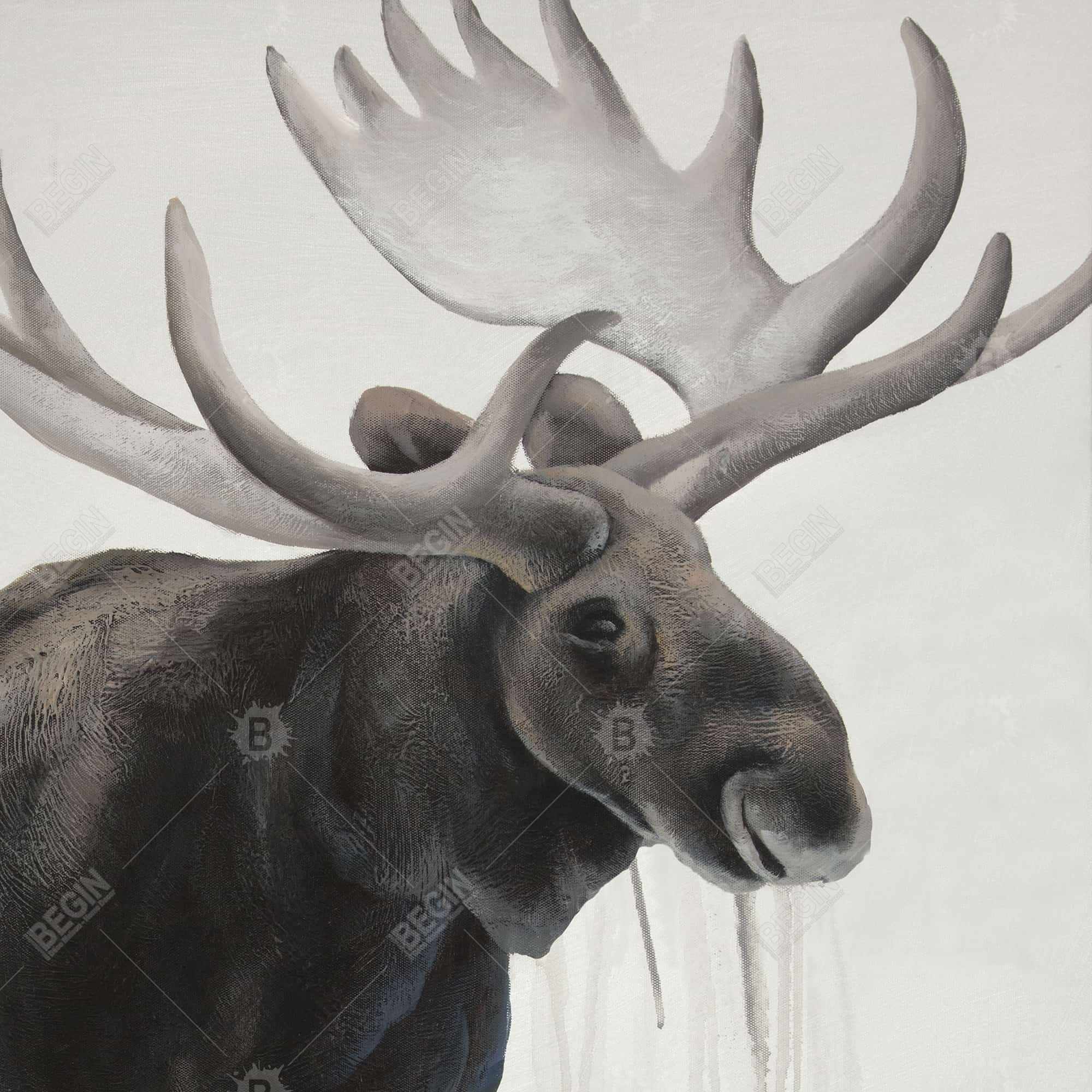 Rustic moose