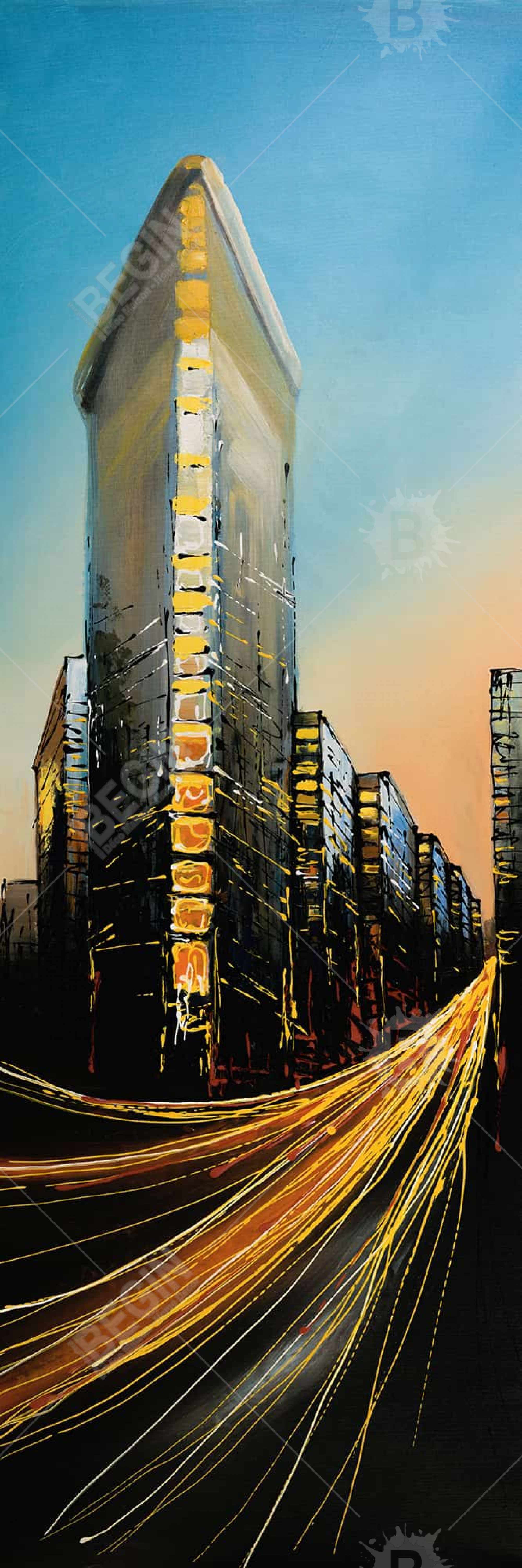Flatiron building en lumière