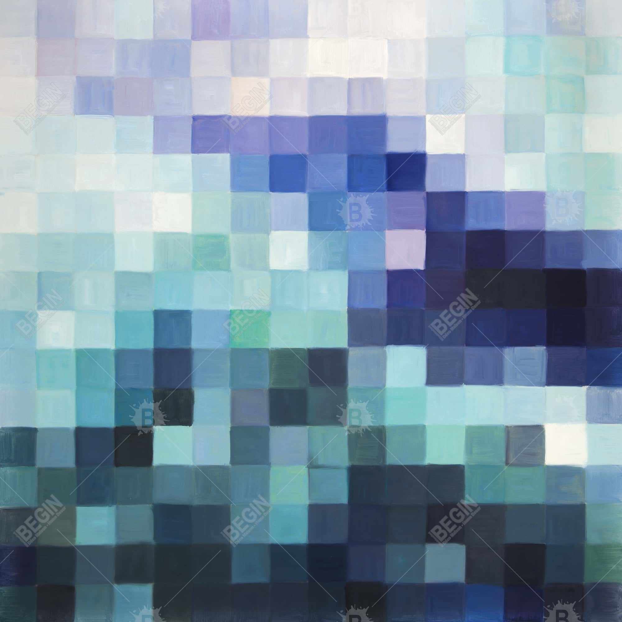 Paysage pixelisé