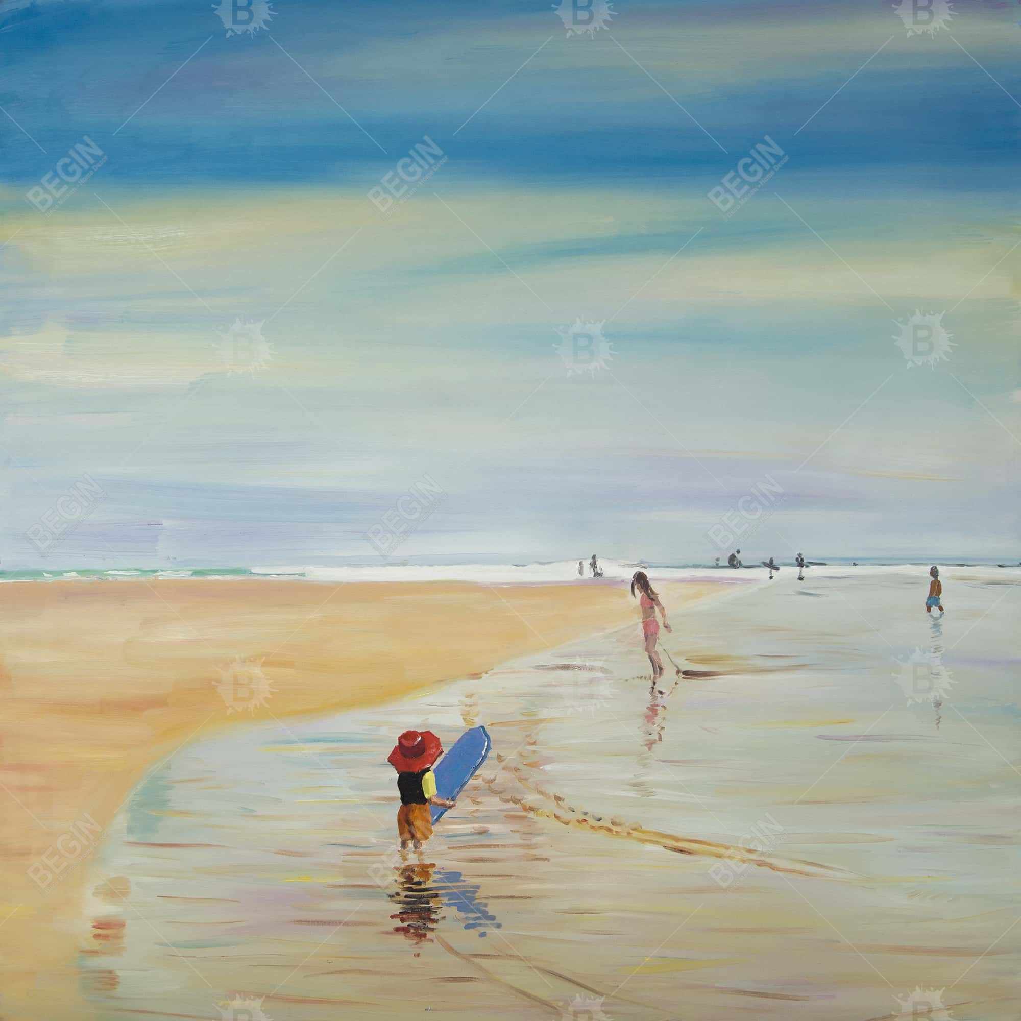 Enfants à la plage