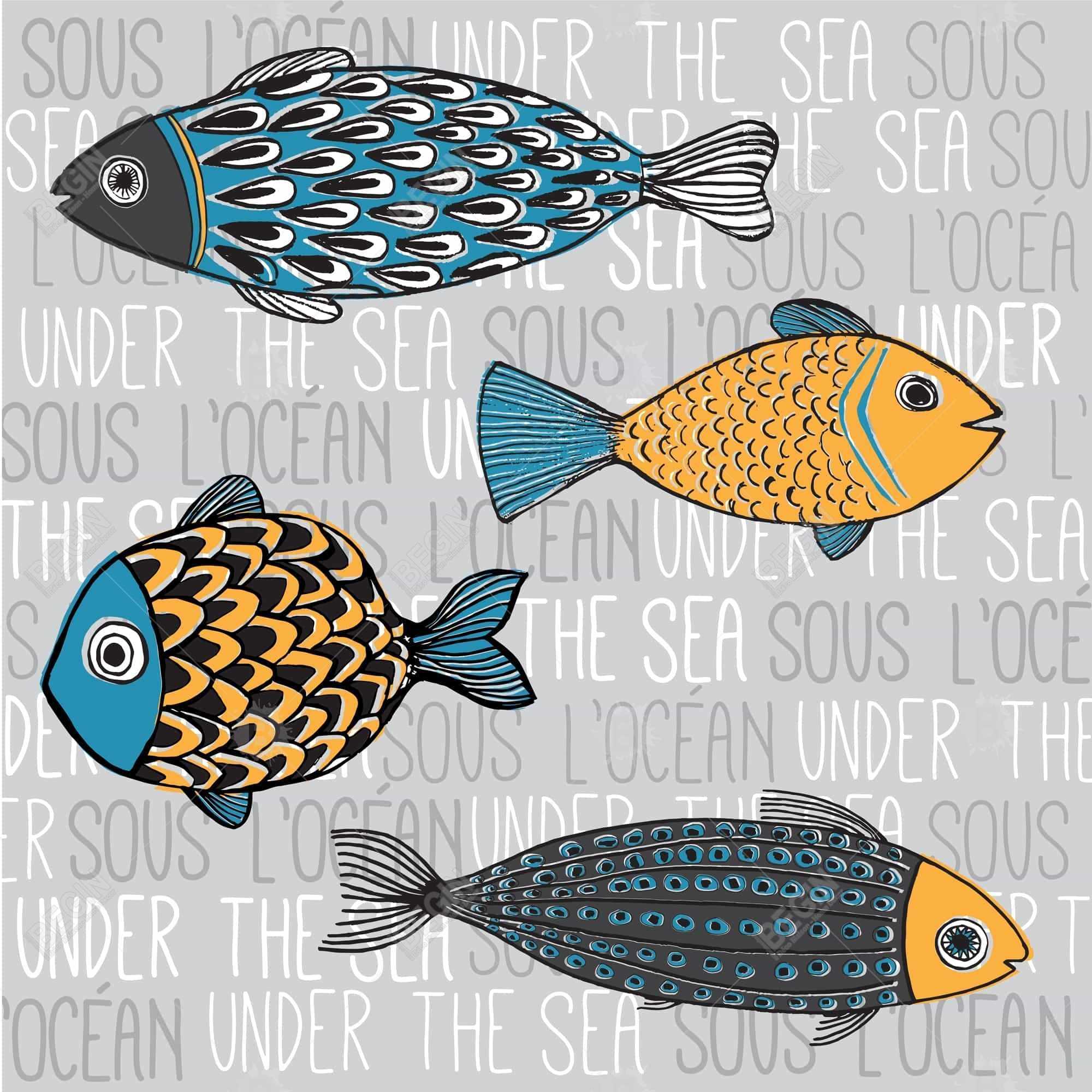 Illustration of nautical fish