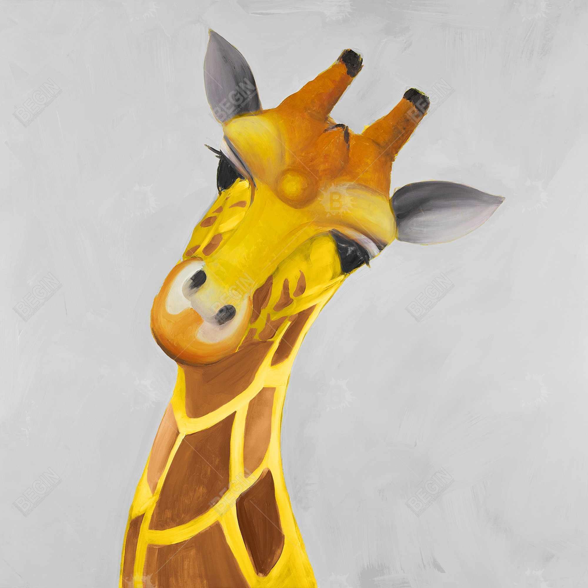 Girafe curieuse